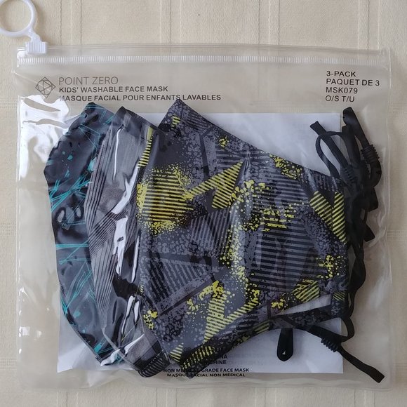 🌈 2/$25: Point Zero 3 Face Masks: Best Deal - Picture 1 of 4